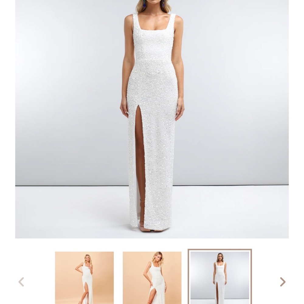 Helsi - Elegant White Sleeveless Dress